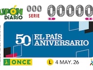 El cupón de la ONCE de este lunes 4 de mayo es dedicado al 50 aniversario de EL PAÍS