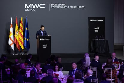 Pedro Sánchez en el Mobile Wolrd Congress (MWC)