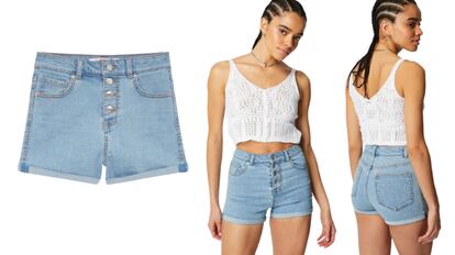 vaqueros cortos, vaqueros cortos mujer, pantalones cortos mujer, vaqueros cortos mujer bershka, shorts vaqueros mujer, short vaquero mujer tiro alto, short vaquero mujer tiro bajo