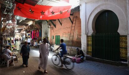 Un mercado en Marrakech, el 12 de septiembre