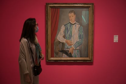 'El Arlequín' de Picasso, una de las obras que se pueden ver en la reapertura de su museo barcelonés. 