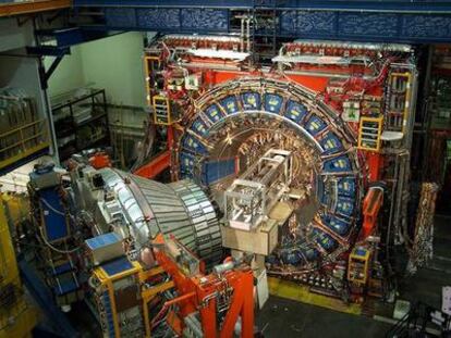 Uno de los detectores del acelerador Tevatron, en erl laboratorio Fermilab (Chicago).