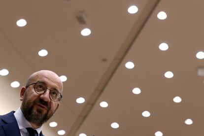 El presidente del Consejo Europeo, Charles Michel, el pasado 8 de julio, en Bruselas.