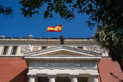 Sede de la Real Academia Espa?ola (RAE) en Madrid.