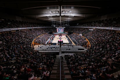 El Olímpic de Badalona, durante la final de la Minicopa.