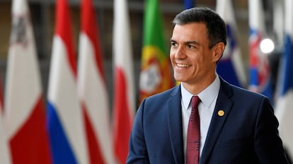 El presidente del Gobierno en funciones, Pedro Sánchez, a su llegada a Bruselas el pasado 28 de mayo.