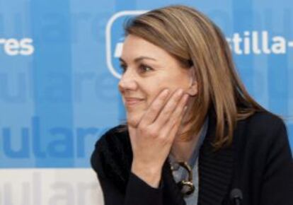 La presidenta del PP de Castilla-La Mancha, Dolores Cospedal.