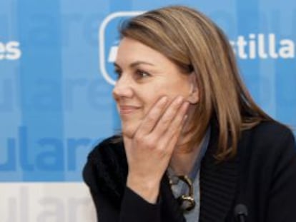 La presidenta del PP de Castilla-La Mancha, Dolores Cospedal.