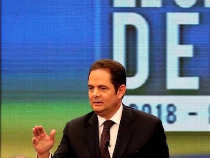 Germán Vargas Lleras, en 2018, cuando fue candidato a la presidencia de Colombia.