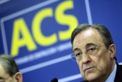 Florentino P&eacute;rez, presidente de ACS.