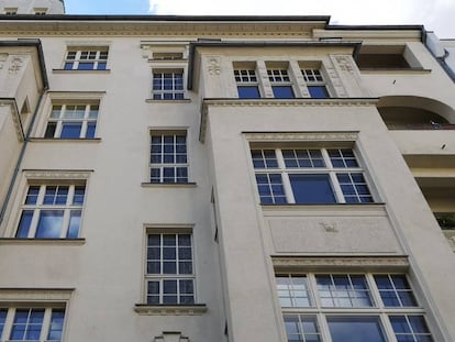 Edificio de Marie Rolshoven, una de las fundadoras de la iniciativa 'Denk Mal am Ort' y hogar original de la familia judía de Claudia Samter. 