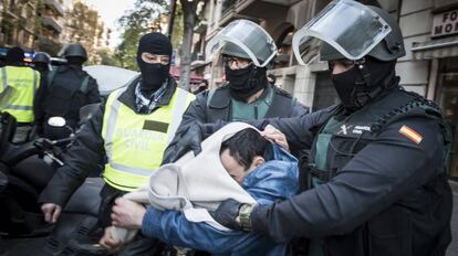 Un presumpte gihadista detingut a Barcelona el 2015.