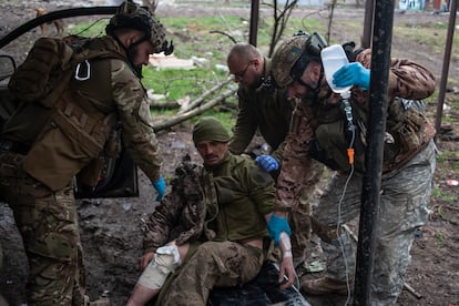 Ukrainian soldier