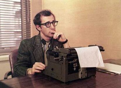 Woody Allen, en una escena de la película <i>La tapadera</i>, dirigida por Martin Ritt.
