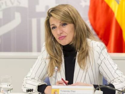 La ministra de Trabajo y Economía Social, Yolanda Díaz.