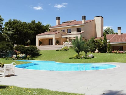 Una vivienda de lujo en una urbanización madrileña.