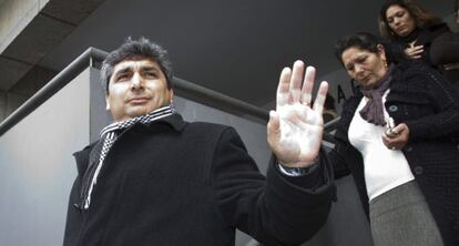 Juan José Cortés, tras acudir a los juzgados de Huelva.