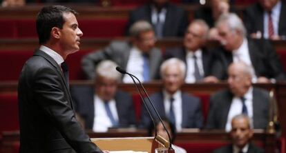 Valls pronuncia el seu discurs sobre Síria aquest dimarts a l'Assemblea Nacional.