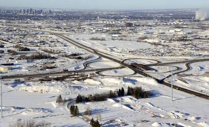 Imagen de la autovía de circunvalación de Edmonton, en Canadá.