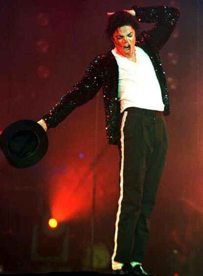 Jackson, durante un <i>show</i><b> en la ciudad de Bandar Seri Begawan, en Brunei. Verano de 1996.</b>