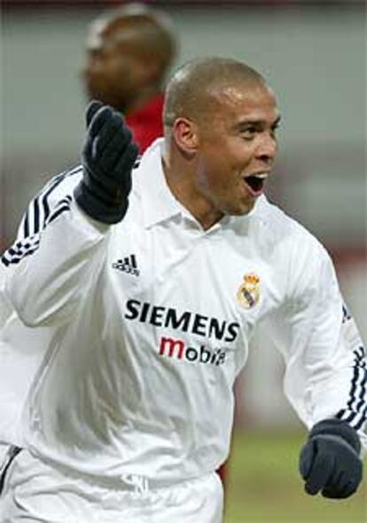 Ronaldo celebra su gol frente al Lokomotiv.