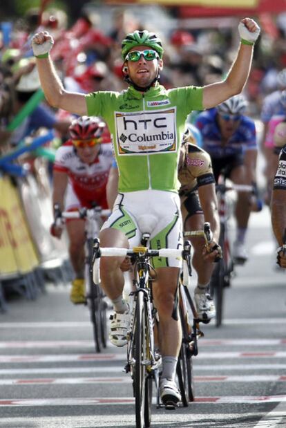 Cavendish, en la meta.