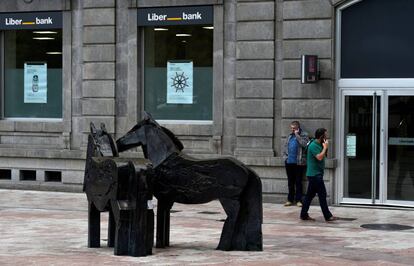 Sede de Liberbank en Oviedo.