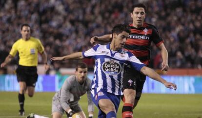 Diogo Salomao en un partido contra el Celta en 2013.