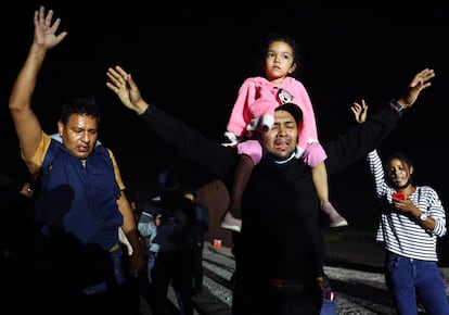 Migrantes en la frontera con Estados Unidos