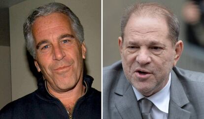 Jeffrey Epstein y Harvey Weinstein.