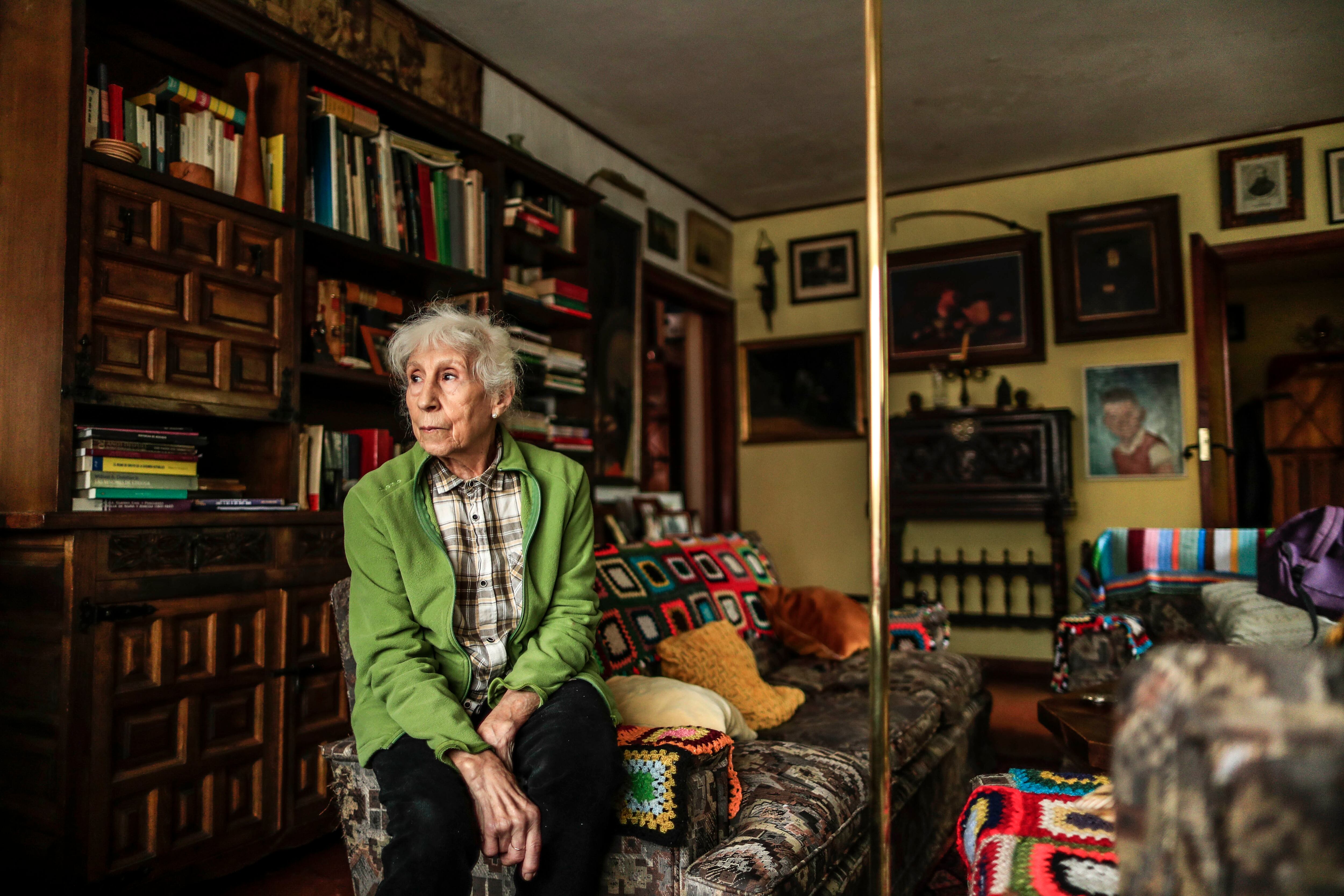 Amelia Romero, de la Asociación de vecinos Osa Mayor, en 2022. 