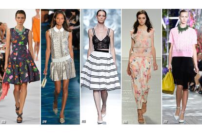 113. Oscar De La Renta. 114. Tory Burch. 115. Juana Martín. 116. Rebecca Taylor. 117. Christian Dior.