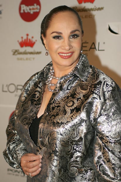 La actriz mexicana Susana Dosamantes, madre de la cantante Paulina Rubio, en 2005.