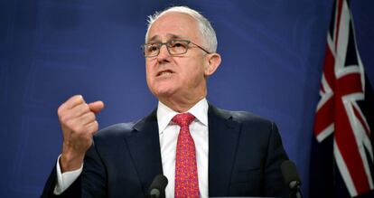 Malcolm Turnbull, durante una rueda de prensa en Sydney.