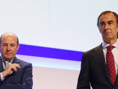 José Antonio Fernández Gallar, CEO de OHL, y Juan Villar-Mir de Fuentes, presidente de la empresa.