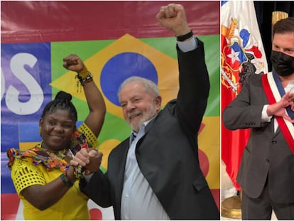 Izquierda en Latinoamérica: Francia Márquez con Lula da Silva y Gabriel Boric con Gustavo Petro