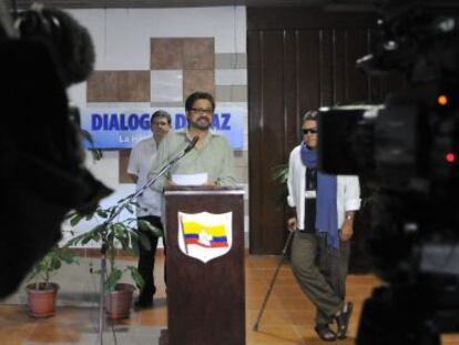 El jefe negociador de las FARC, en La Habana.