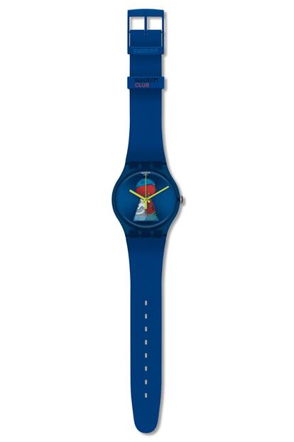 ¿Siempre sentiste curiosidad por saber cómo funcionaba el mecanismo de un reloj? La colección New Gent Lacquered nos descubre las piezas internas en combinaciones de colores aleatorias, consiguiendo un aspecto vanguardista y original. Modelo OPEN'IT en azul eléctrico con corte en forma de cerradura.