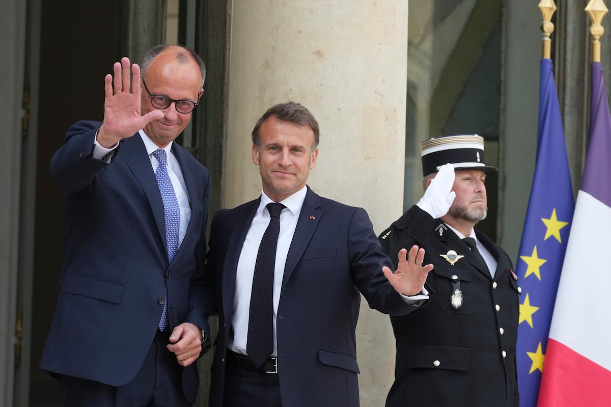 Merz y Macron defienden “un renacimiento francoalemán para Europa” tras su reunión en París