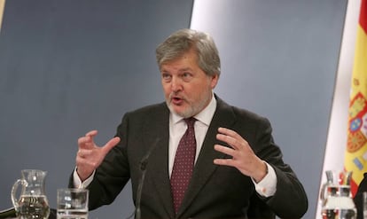 Íñigo Méndez de Vigo, tras un Consejo de Ministros del pasado mes de enero.
