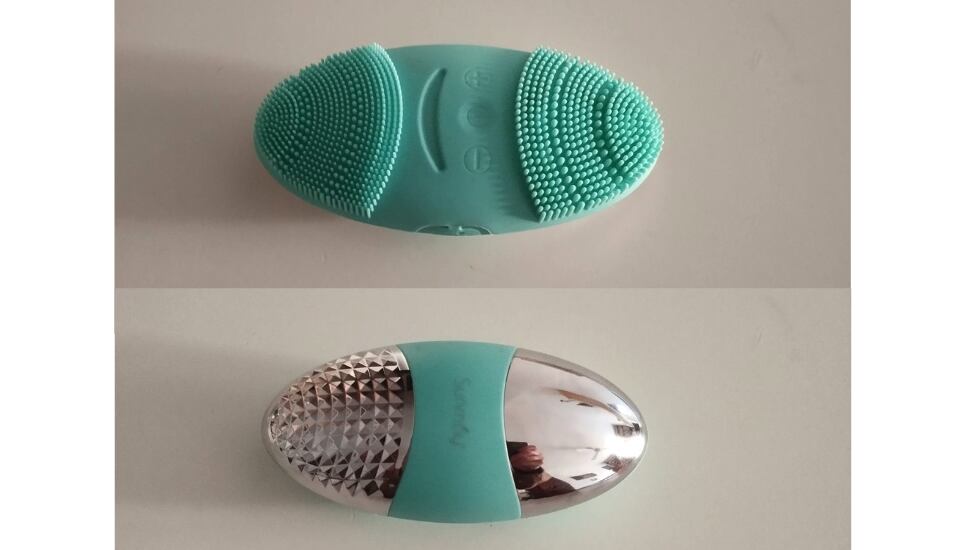 Vista del cepillo facial de Sunway.