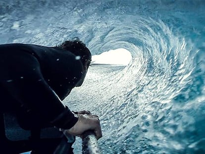 David Rodal, 'Vilayta', uno de los mejores surfistas de olas gigantes.