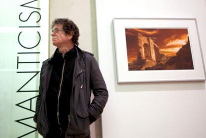 Lou Reed, durante la presentación de la exposición 'Romanticism' en el museo de arte contemporáneo Es Baluard.