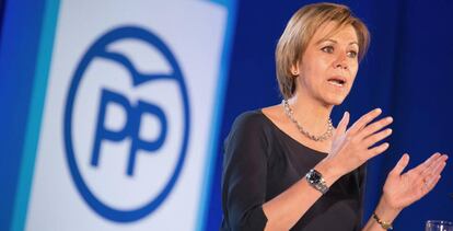 La secretaria general del PP, María Dolores de Cospedal.