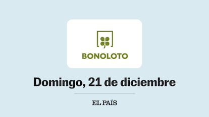 Bonoloto sorteo 21 diciembre 2025