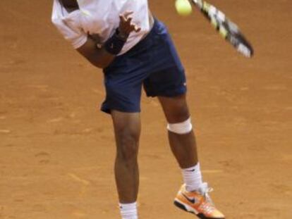 Nadal, en el torneo de São Paulo.