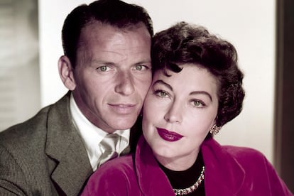 Frank Sinatra y Ava Gardner en 1953.