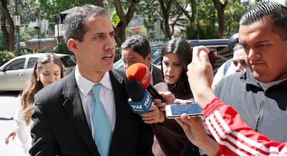 El presidente interino de Venezuela, Juan Guaidó.