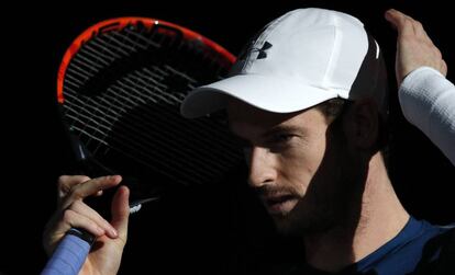 Andy Murray, durante un partido en París-Bercy.