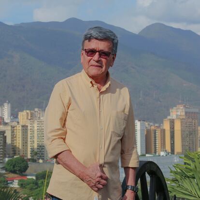 Pablo Beltrán, miembro del Comando Central del Ejercito de Liberación Nacional (ELN) en Caracas.